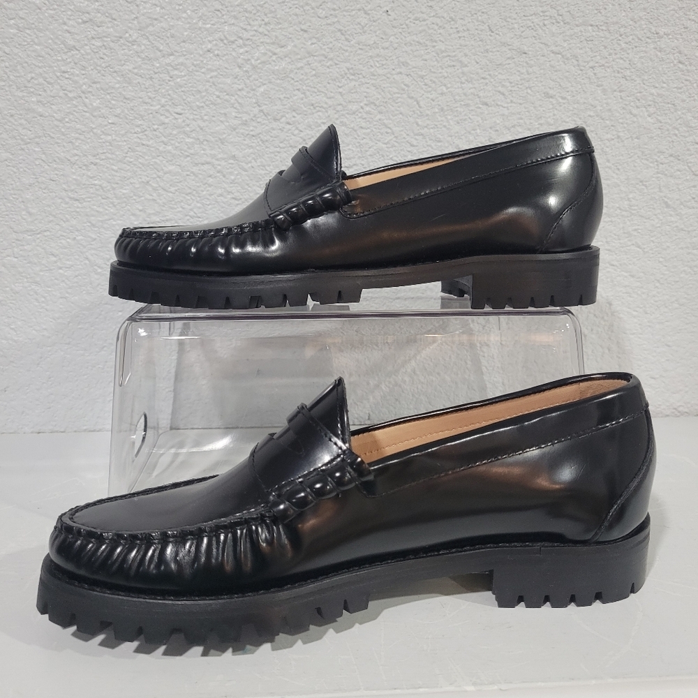 J. Crew Black Leather Loafers - Picture 6 of 12